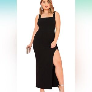Elegant Black Sleeveless Dress